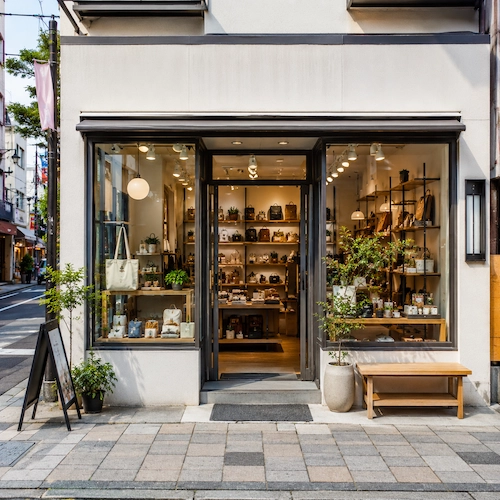 小売店の外観写真